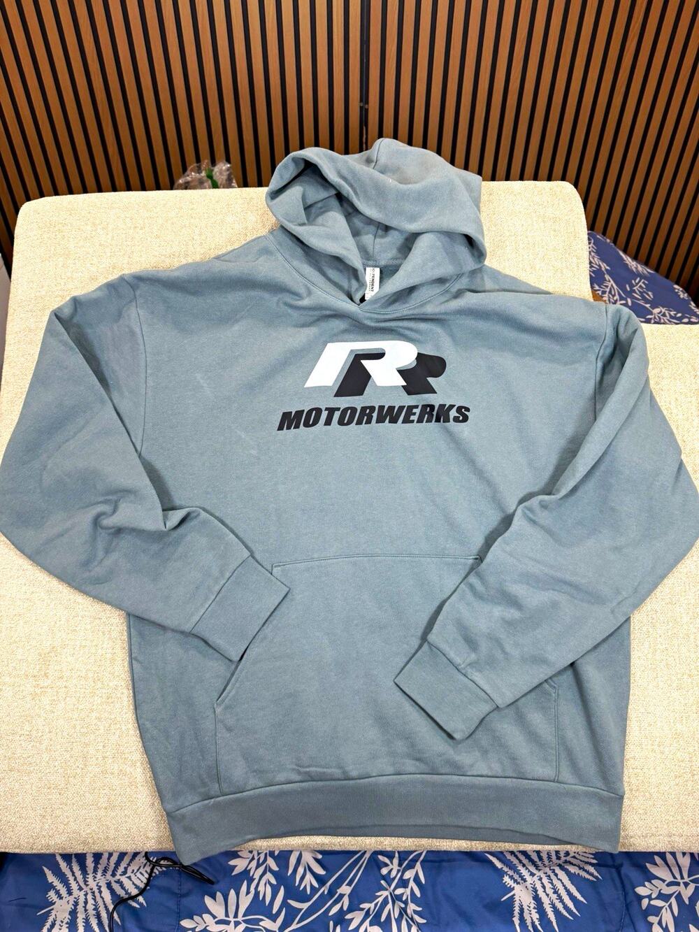 Independent Trading Company Men's Gray Motorwerks Graphic Pullover Hoodie XL